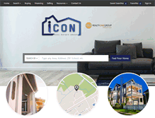 Tablet Screenshot of iconrealestategroup.com